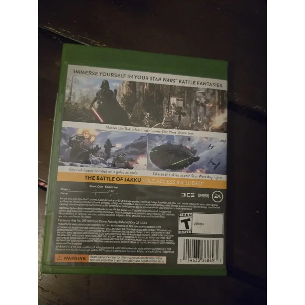 Star Wars Battlefront Xbox One 2015 Complete w/ Case Disc & Inserts